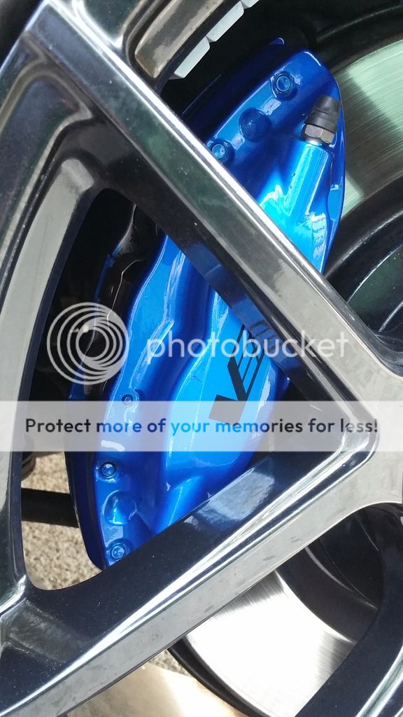 My 2014 Phantom Grey with Blue Calipers Cadillac CTSV Forum